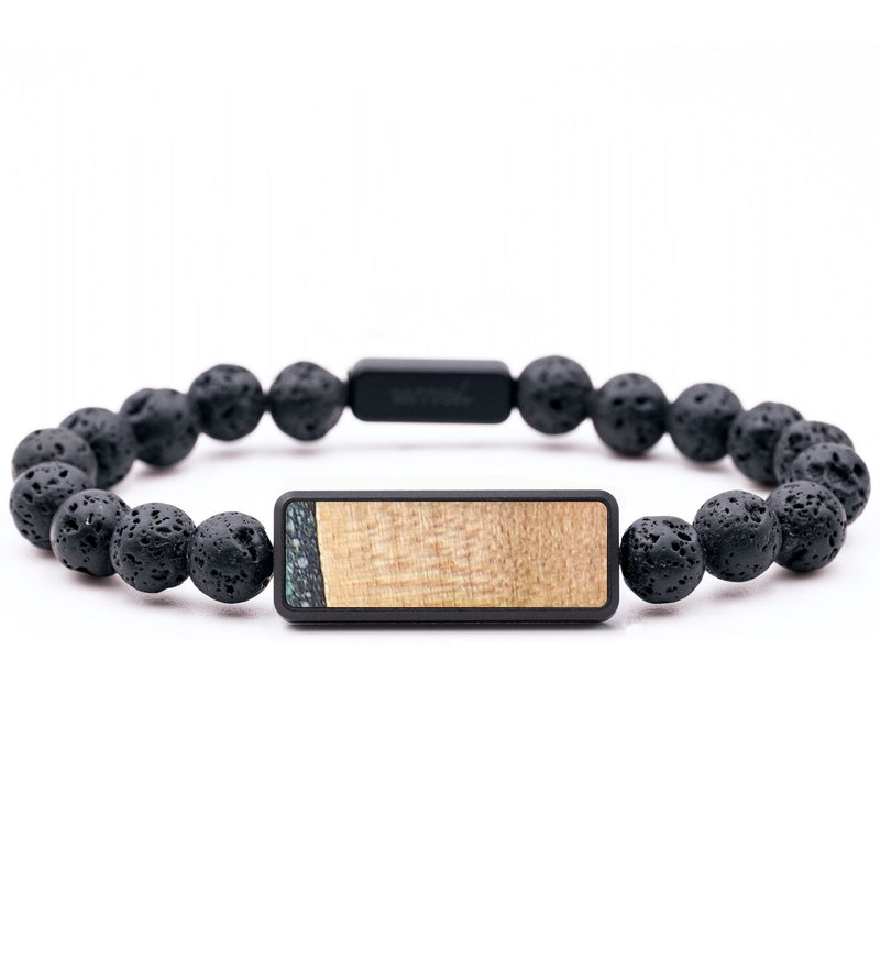 Lava Bead Wood+Resin Bracelet - Alexandra (Cosmos, 688763)