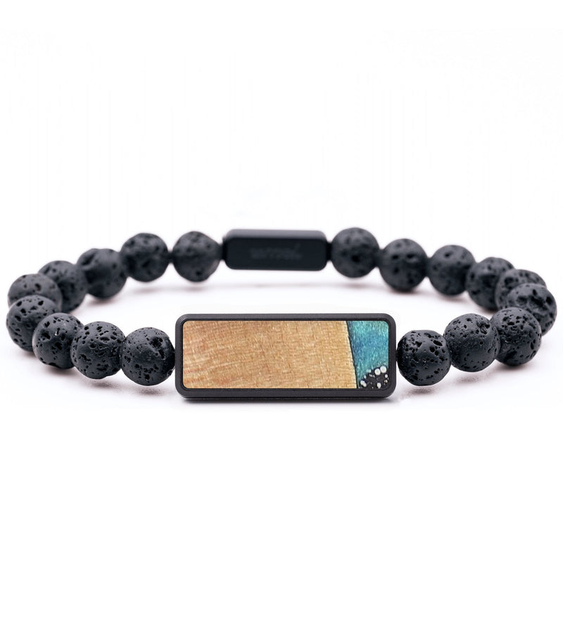 Lava Bead Wood+Resin Bracelet - Reese (Cosmos, 688764)