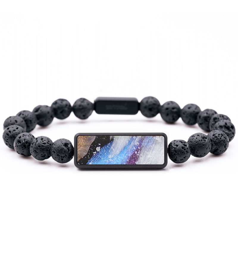 Lava Bead Wood+Resin Bracelet - Irvin (Cosmos, 688769)
