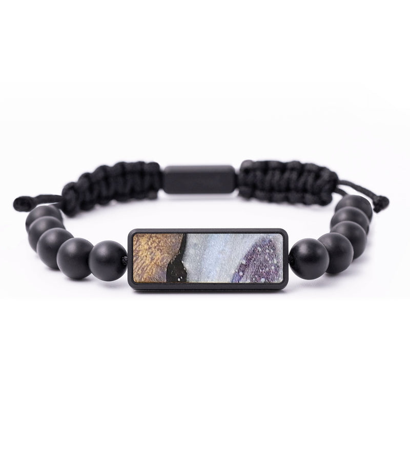 Onyx Bead Wood+Resin Bracelet - Cody (Cosmos, 688770)