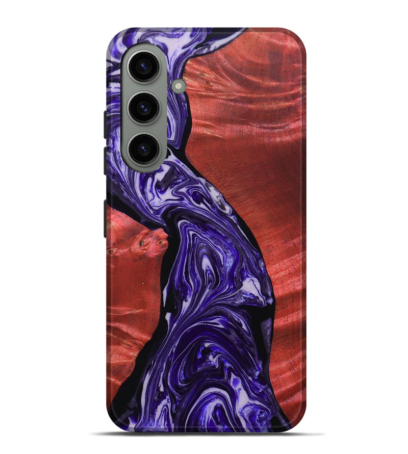 Galaxy S24 Plus Wood+Resin Live Edge Phone Case - Dora (Purple, 689006)