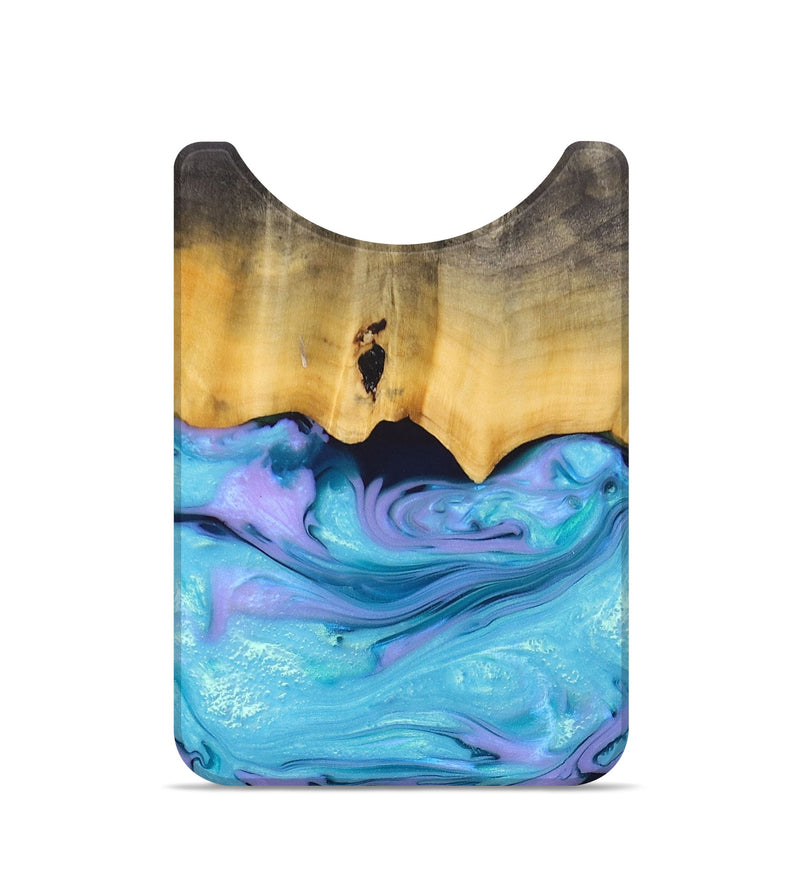 Live Edge Wood+Resin Wallet - Eloise (Purple, 689033)