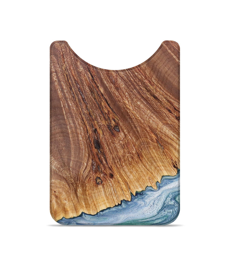 Live Edge Wood+Resin Wallet - Trevon (Green, 689034)