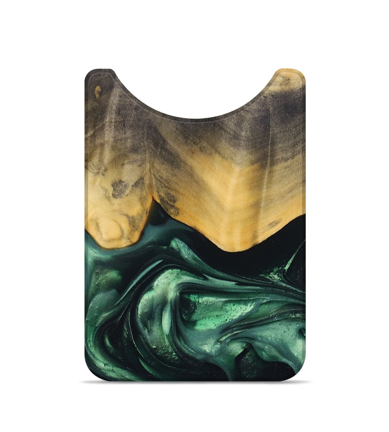 Live Edge Wood+Resin Wallet - Randolph (Green, 689037)