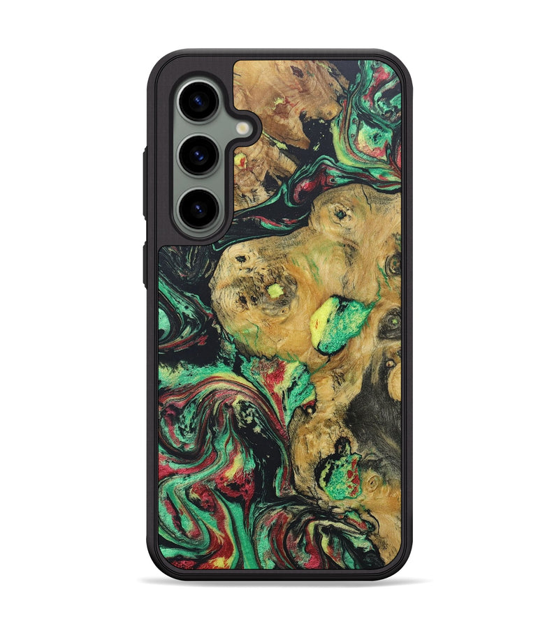Galaxy S24 Plus Wood+Resin Phone Case - Hubert (Reggae, 689360)