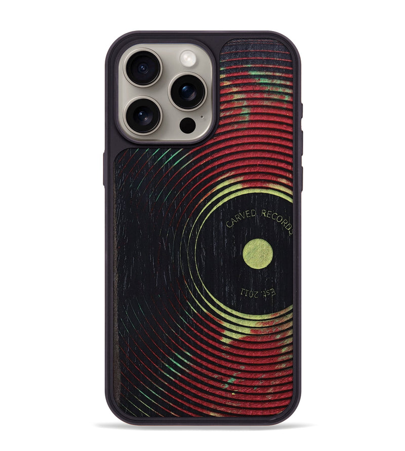 iPhone 15 Pro Max Wood+Resin Phone Case - Sue (Reggae, 689442)