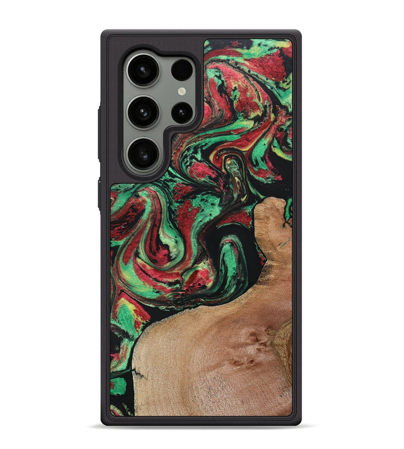 Galaxy S24 Ultra Wood+Resin Phone Case - Daniella (Reggae, 689461)