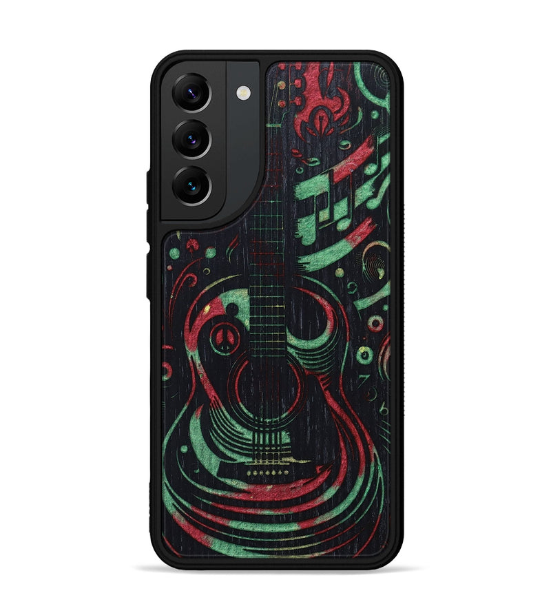 Galaxy S22 Plus Wood+Resin Phone Case - Blakely (Reggae, 689464)