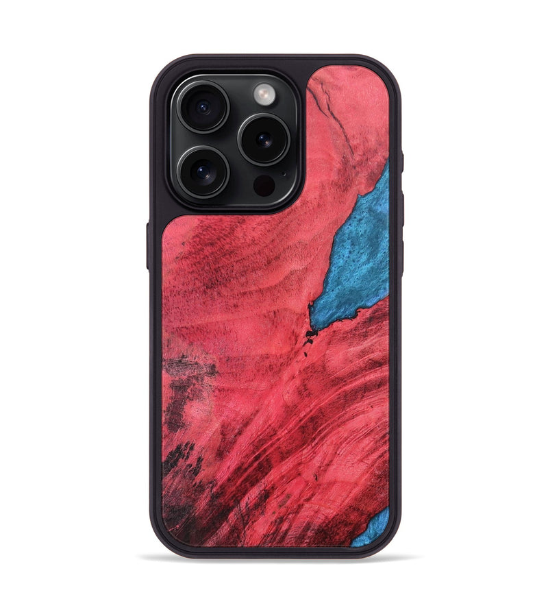 iPhone 15 Pro Wood+Resin Phone Case - Arlo (Wood Burl, 689668)