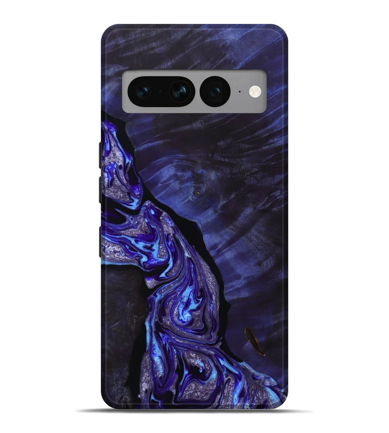 Pixel 7 Pro Wood+Resin Live Edge Phone Case - Alondra (Purple, 689786)
