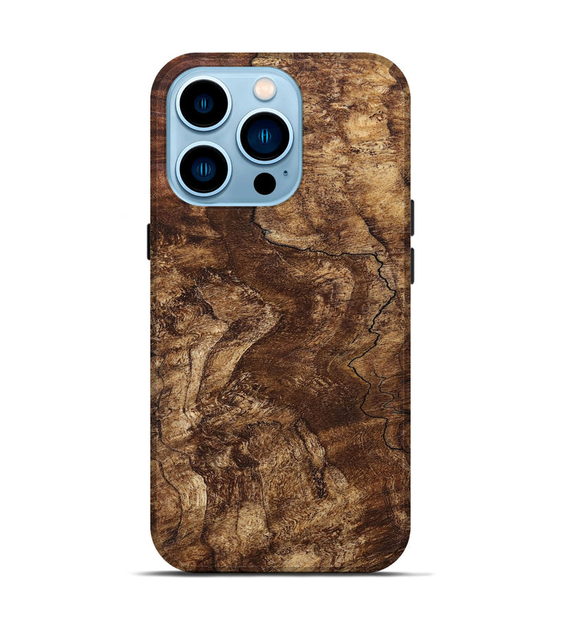 iPhone 14 Pro  Live Edge Phone Case - Damien (Wood Burl, 689794)