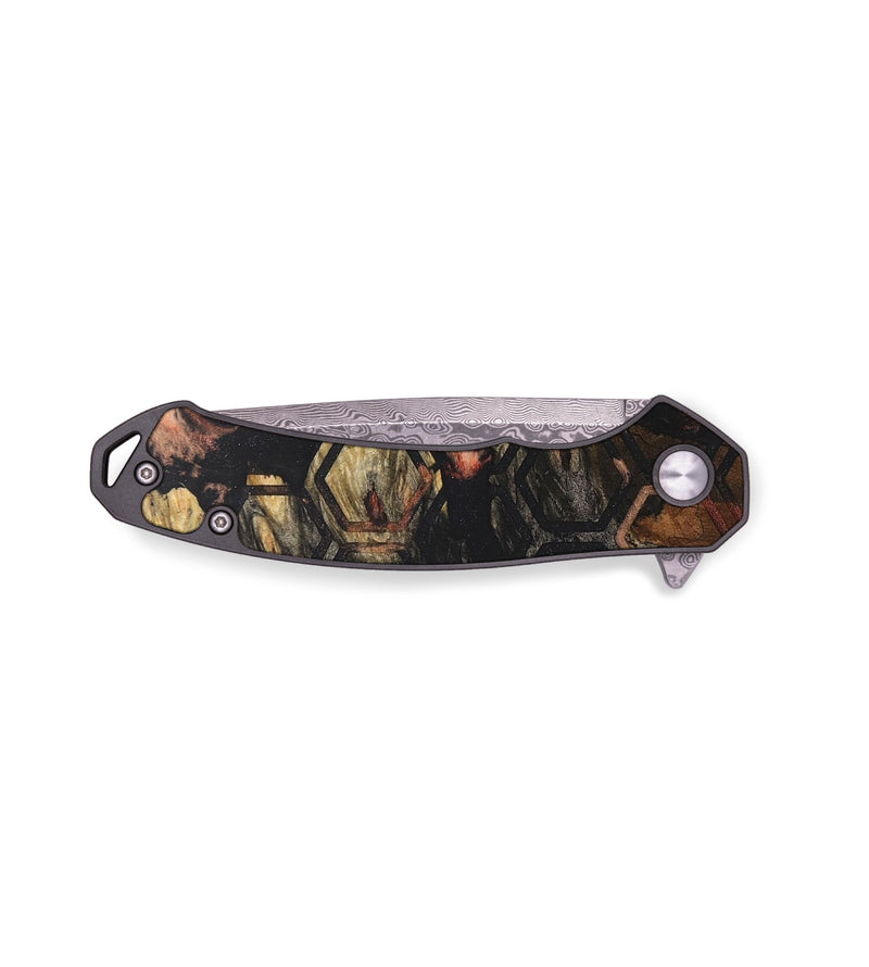EDC Wood+Resin Pocket Knife - Sally (Pattern, 689929)