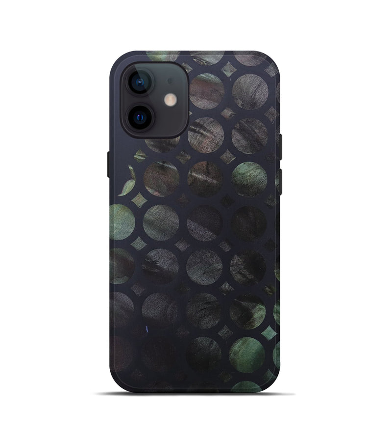 iPhone 12 mini Wood+Resin Live Edge Phone Case - Bodhi (Pattern, 690180)