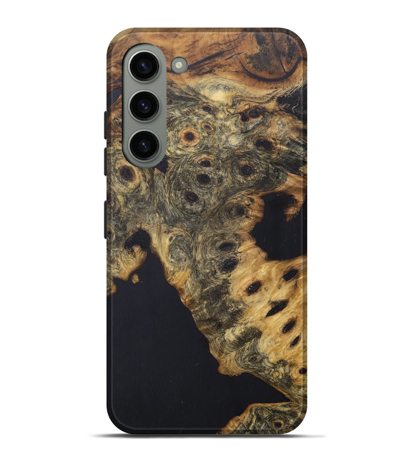 Galaxy S23 Plus Wood+Resin Live Edge Phone Case - Talia (Wood Burl, 690182)