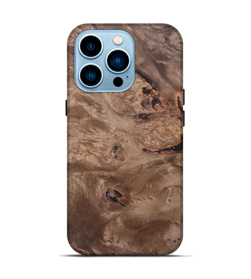 iPhone 14 Pro Wood+Resin Live Edge Phone Case - Kyle (Wood Burl, 690184)