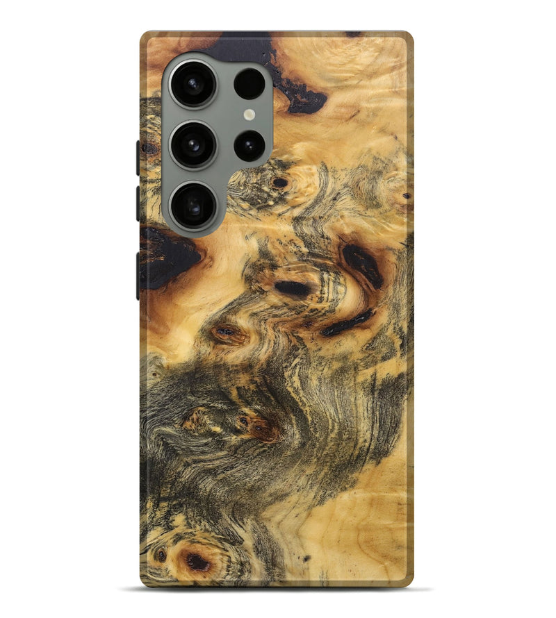 Galaxy S24 Ultra Wood+Resin Live Edge Phone Case - Velma (Wood Burl, 690185)