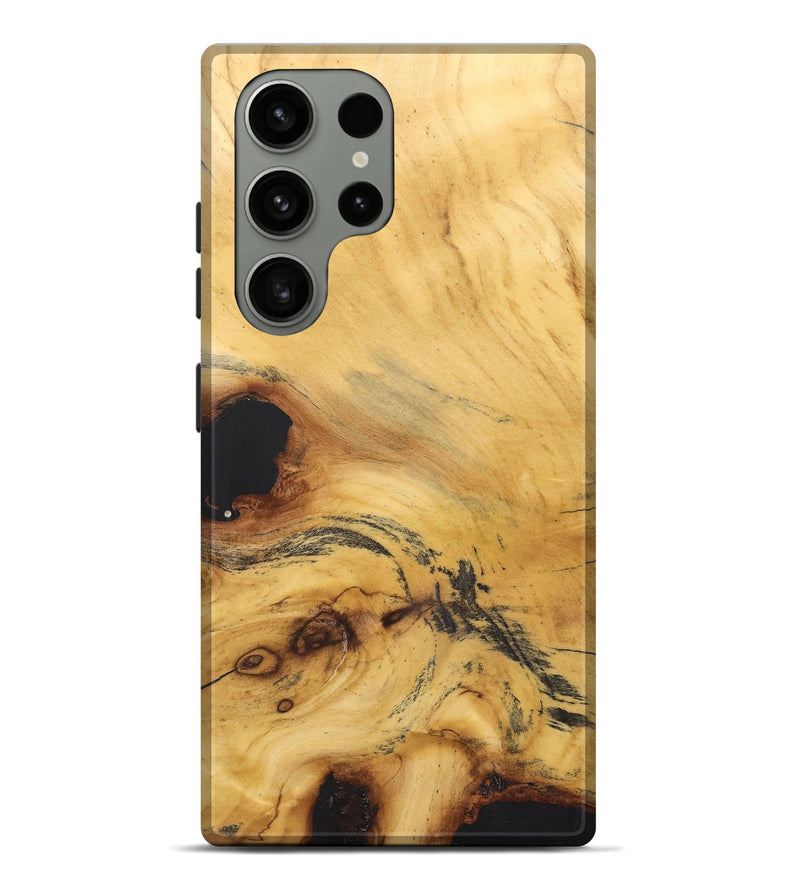 Galaxy S23 Ultra Wood+Resin Live Edge Phone Case - Asher (Wood Burl, 690205)