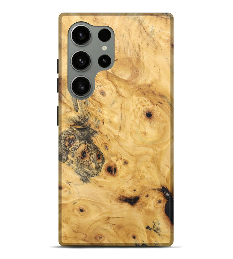 Galaxy S24 Ultra Wood+Resin Live Edge Phone Case - Lucinda (Wood Burl, 690206)