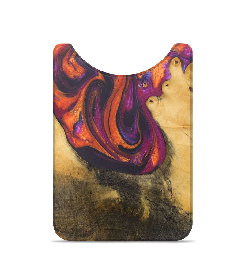 Live Edge Wood+Resin Wallet - Irvin (Purple, 690221)