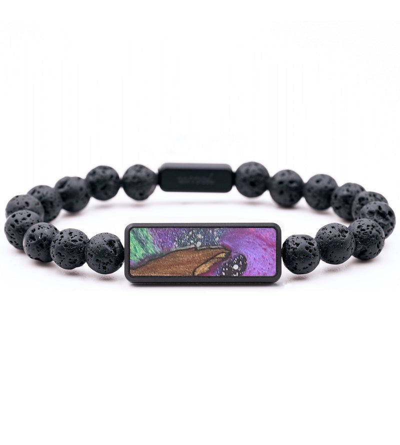 Lava Bead Wood+Resin Bracelet - Traci (Cosmos, 690275)
