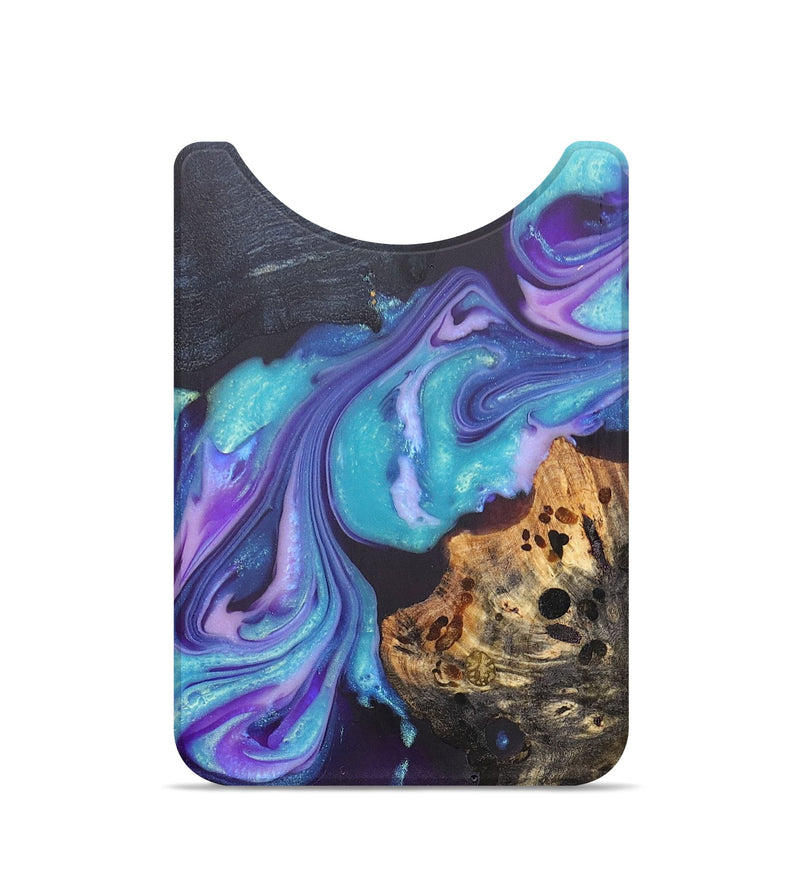 Live Edge Wood+Resin Wallet - Tania (Purple, 690290)