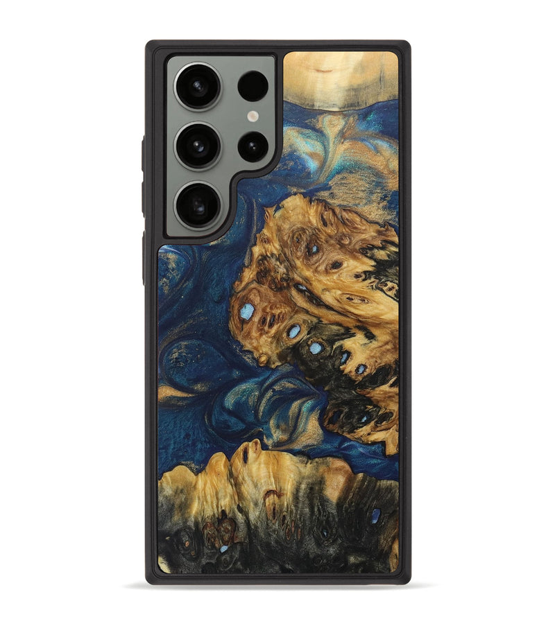 Galaxy S23 Ultra Wood+Resin Phone Case - Patti (Mosaic, 690380)