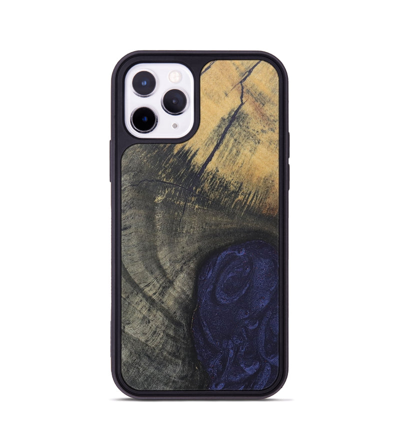 iPhone 11 Pro Wood+Resin Phone Case - Geoffrey (Wood Burl, 690411)