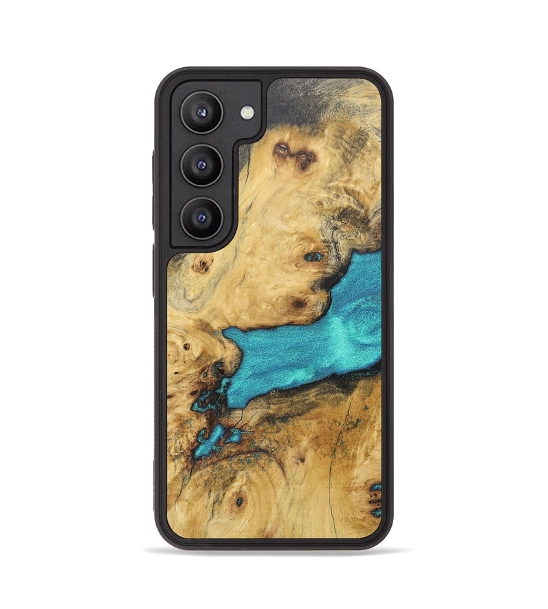 Galaxy S23 Wood+Resin Phone Case - Lawson (Wood Burl, 690426)