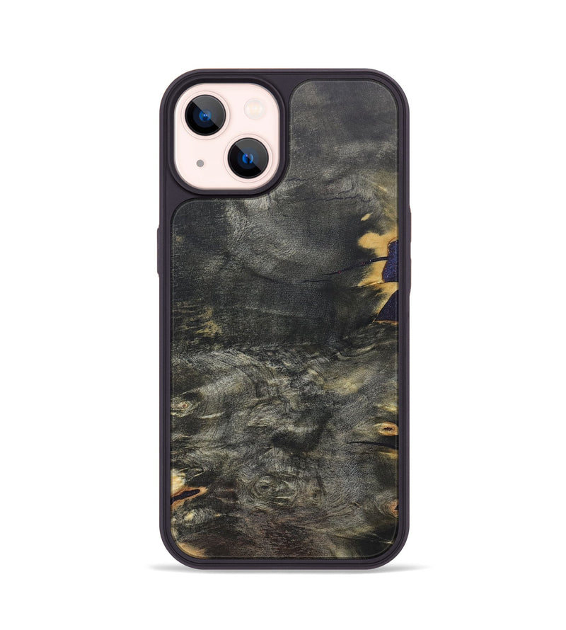 iPhone 14 Wood+Resin Phone Case - Tanner (Wood Burl, 690428)