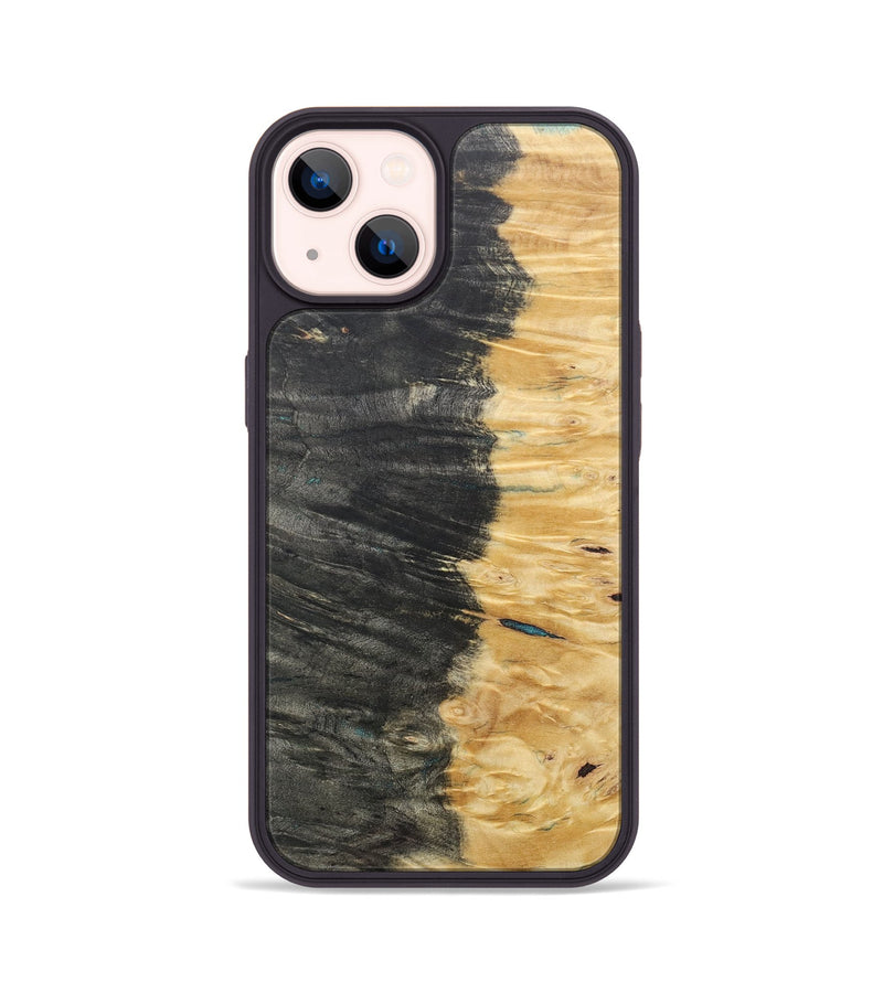 iPhone 14 Wood+Resin Phone Case - Javier (Wood Burl, 690430)