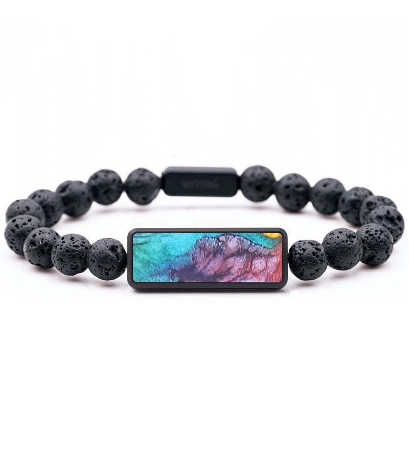 Lava Bead ResinArt Bracelet - Alessandra (Watercolor, 690471)