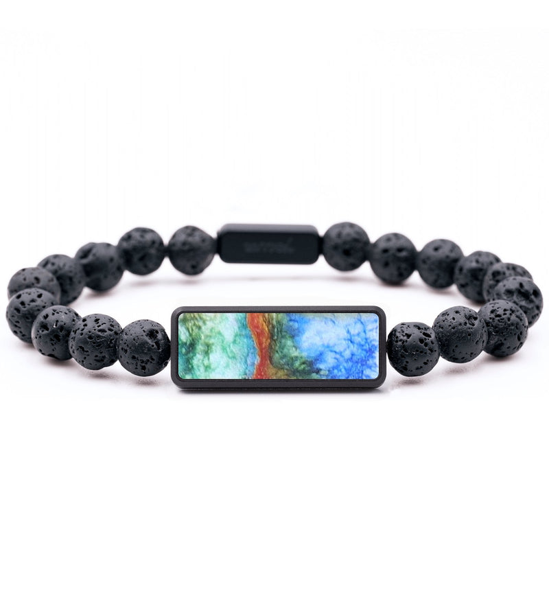 Lava Bead ResinArt Bracelet - Ted (Watercolor, 690477)