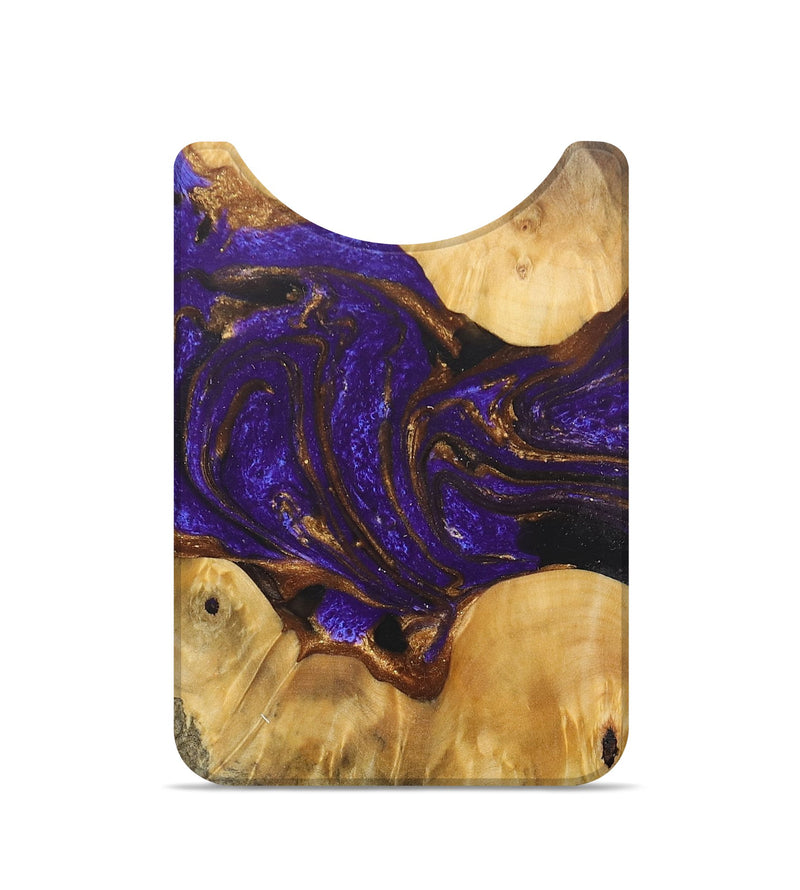 Live Edge Wood+Resin Wallet - Irene (Purple, 690499)