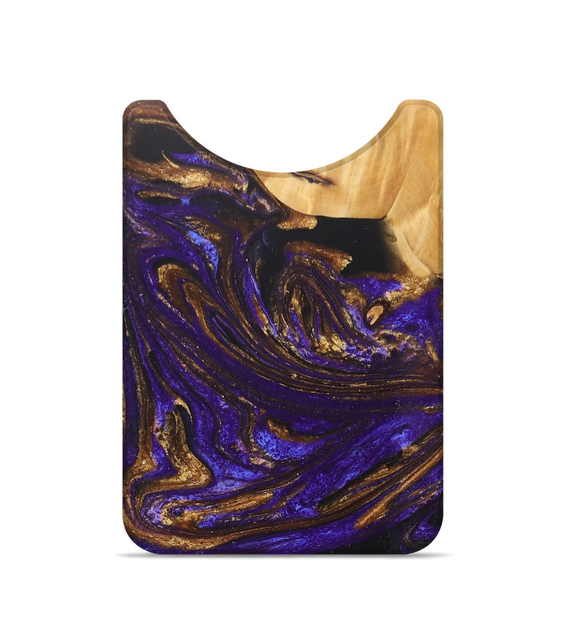 Live Edge Wood+Resin Wallet - Dorothea (Purple, 690500)