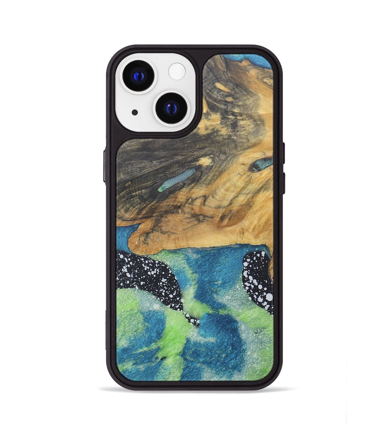 iPhone 13 Wood+Resin Phone Case - Lilith (Cosmos, 690604)