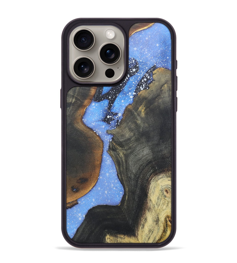 iPhone 15 Pro Max Wood+Resin Phone Case - Riley (Cosmos, 690622)