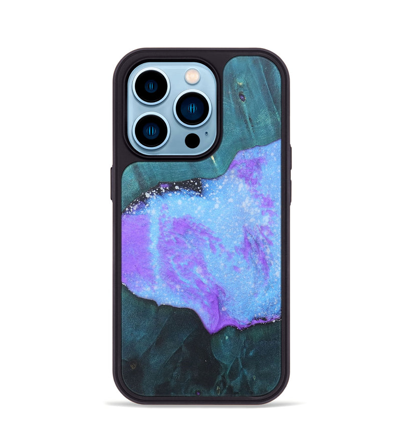 iPhone 14 Pro Wood+Resin Phone Case - Dawson (Cosmos, 690623)