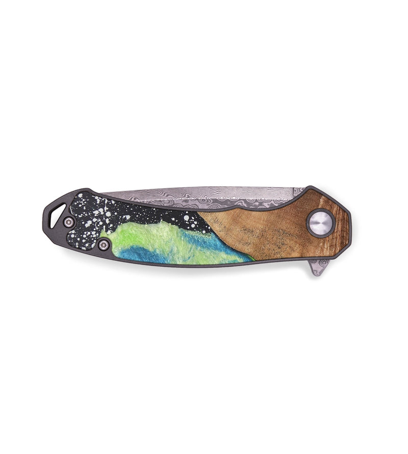 EDC Wood+Resin Pocket Knife - Keaton (Cosmos, 690749)