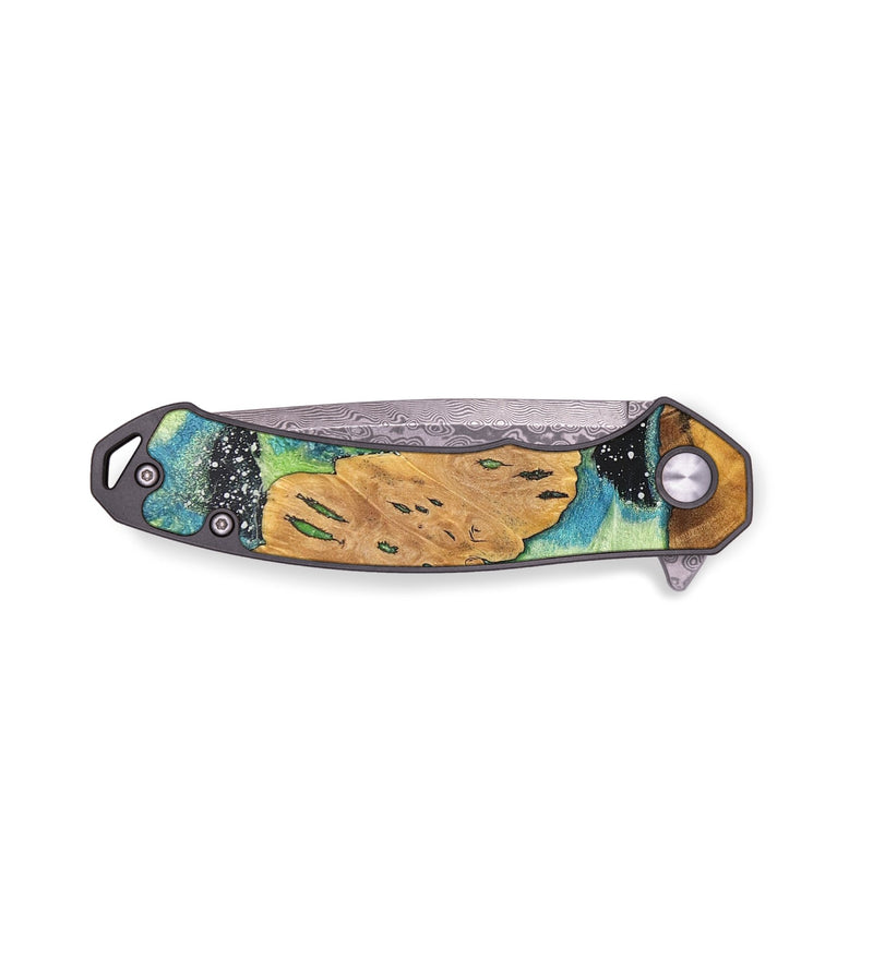 EDC Wood+Resin Pocket Knife - Lincoln (Cosmos, 690750)
