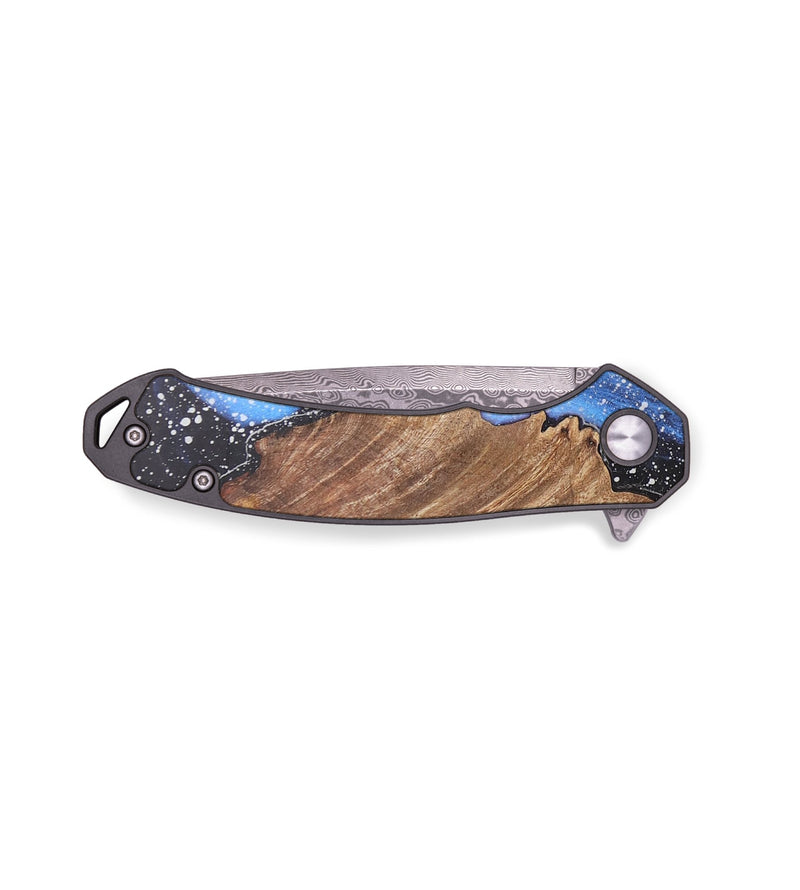 EDC Wood+Resin Pocket Knife - Leroy (Cosmos, 690752)
