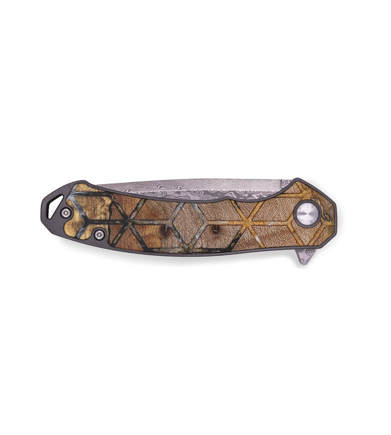 EDC Wood+Resin Pocket Knife - Emilia (Pattern, 690781)