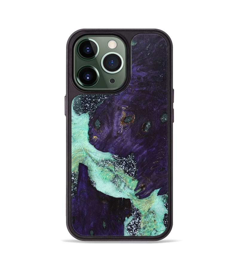 iPhone 13 Pro Wood+Resin Phone Case - Nicole (Cosmos, 691057)