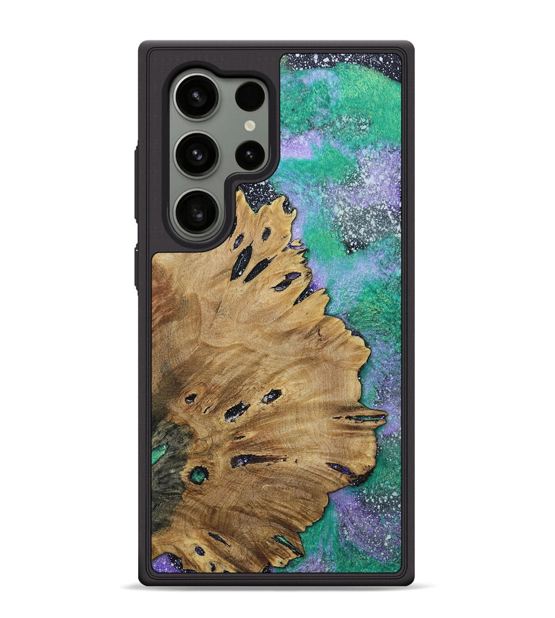 Galaxy S24 Ultra Wood+Resin Phone Case - Aurora (Cosmos, 691091)