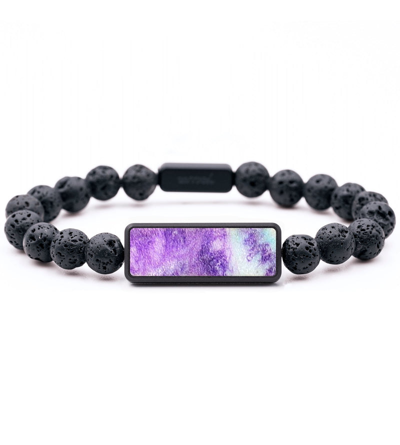 Lava Bead ResinArt Bracelet - Pat (Watercolor, 691111)