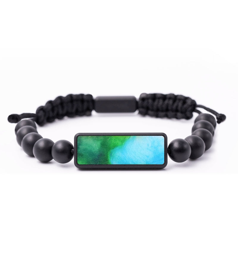 Onyx Bead ResinArt Bracelet - Georgia (Watercolor, 691118)