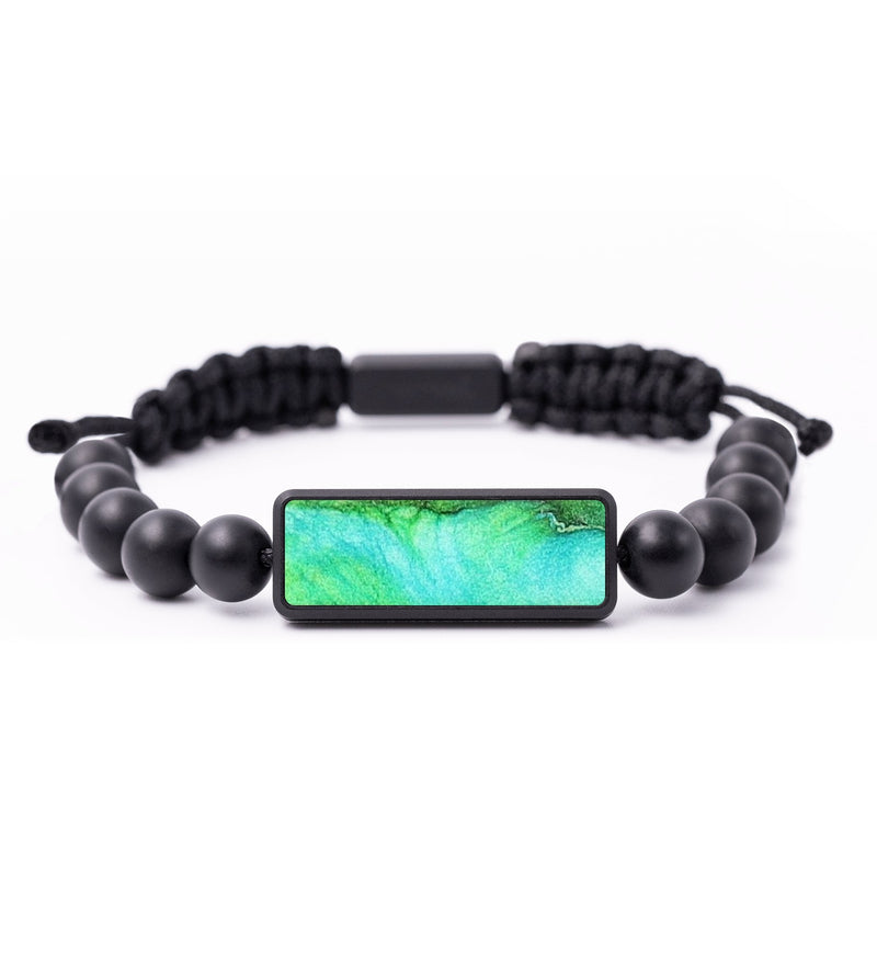 Onyx Bead ResinArt Bracelet - Benjamin (Watercolor, 691127)