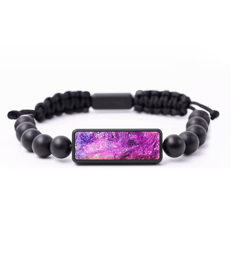 Onyx Bead ResinArt Bracelet - Lindsay (Watercolor, 691128)