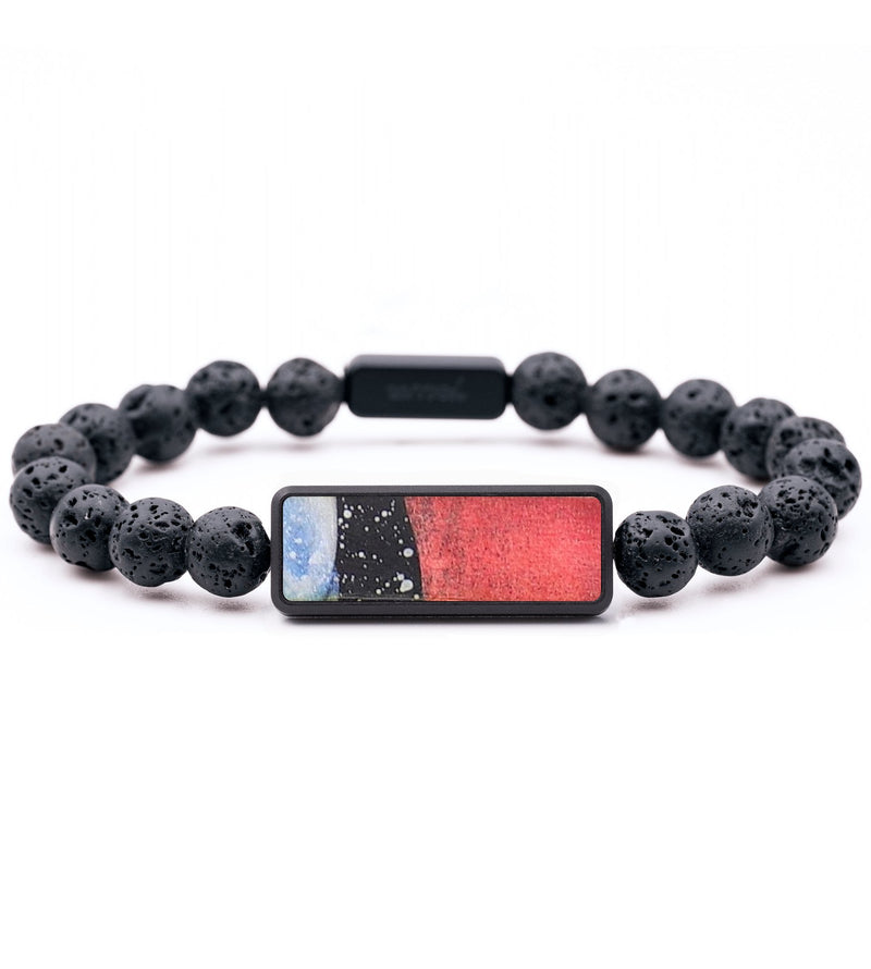 Lava Bead ResinArt Bracelet - Katie (Cosmos, 691152)