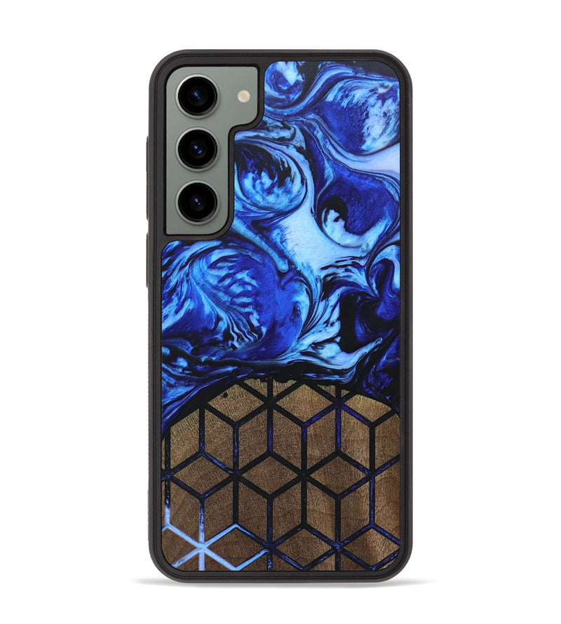 Galaxy S23 Plus Wood+Resin Phone Case - Jarrett (Pattern, 691346)