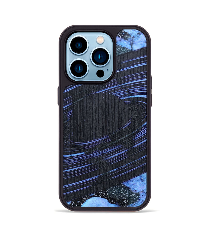 iPhone 14 Pro Wood+Resin Phone Case - Chelsea (Cosmos, 691348)